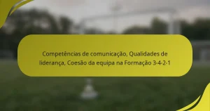 Competências de comunicação, Qualidades de liderança, Coesão da equipa na Formação 3-4-2-1