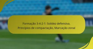 Formação 3-4-2-1: Solidez defensiva, Princípios de compactação, Marcação zonal
